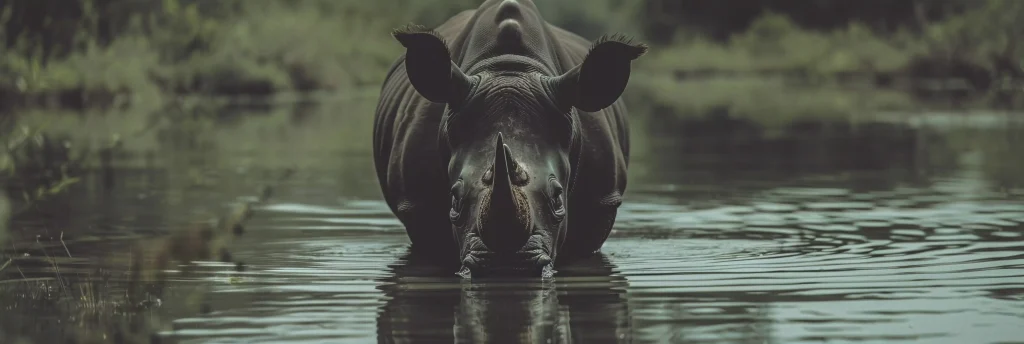 Southern white rhino
