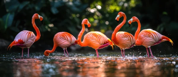 flamingos